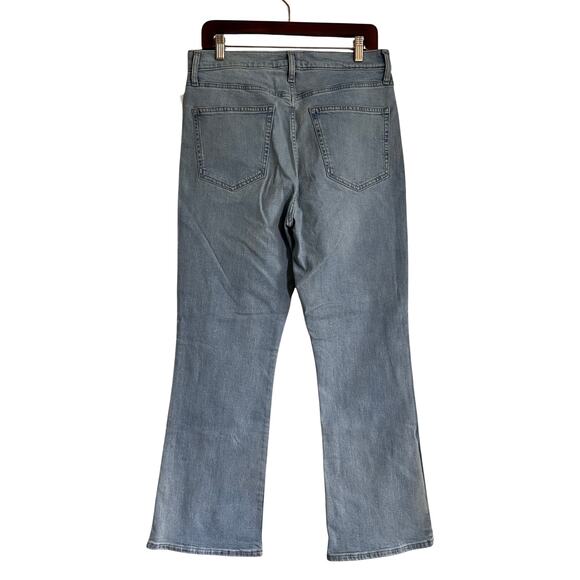 Gap High Rise Vintage Flare Jeans Women’s 12/31 Light Wash Retro Wide Leg Denim - Picture 2 of 7